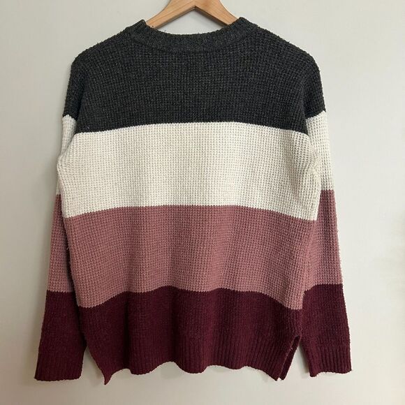 Hippie Rose Striped Crew Neck Sweater - Picture 4 of 7